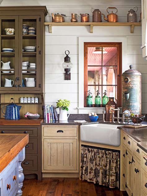 vintage style kitchen cabinets